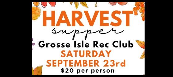 Harvest Supper - Grosse Isle Rec Club