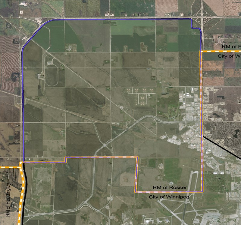 Map of Rosser